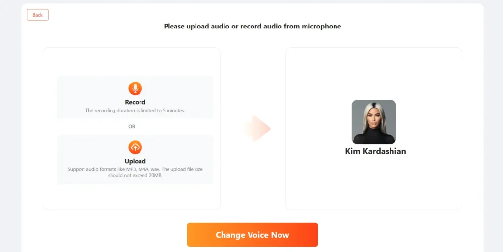 Fineshare Core Process Step2 Add Voice