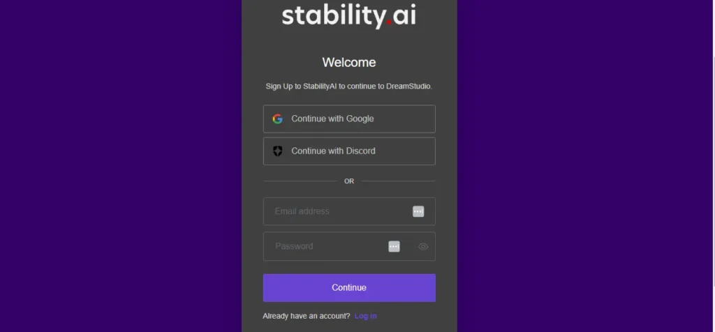 StableDiffusion Setup Account Creation