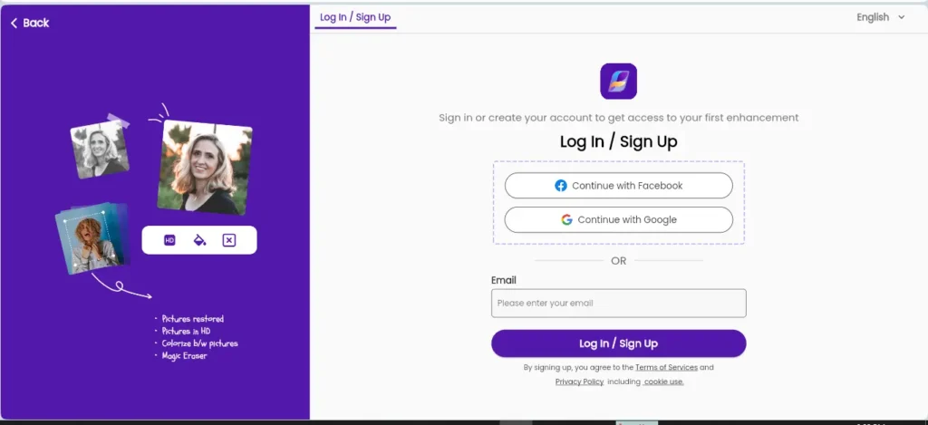 Face26 AI Account Creation Process