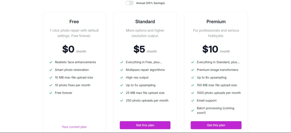 FotoFix License Costs